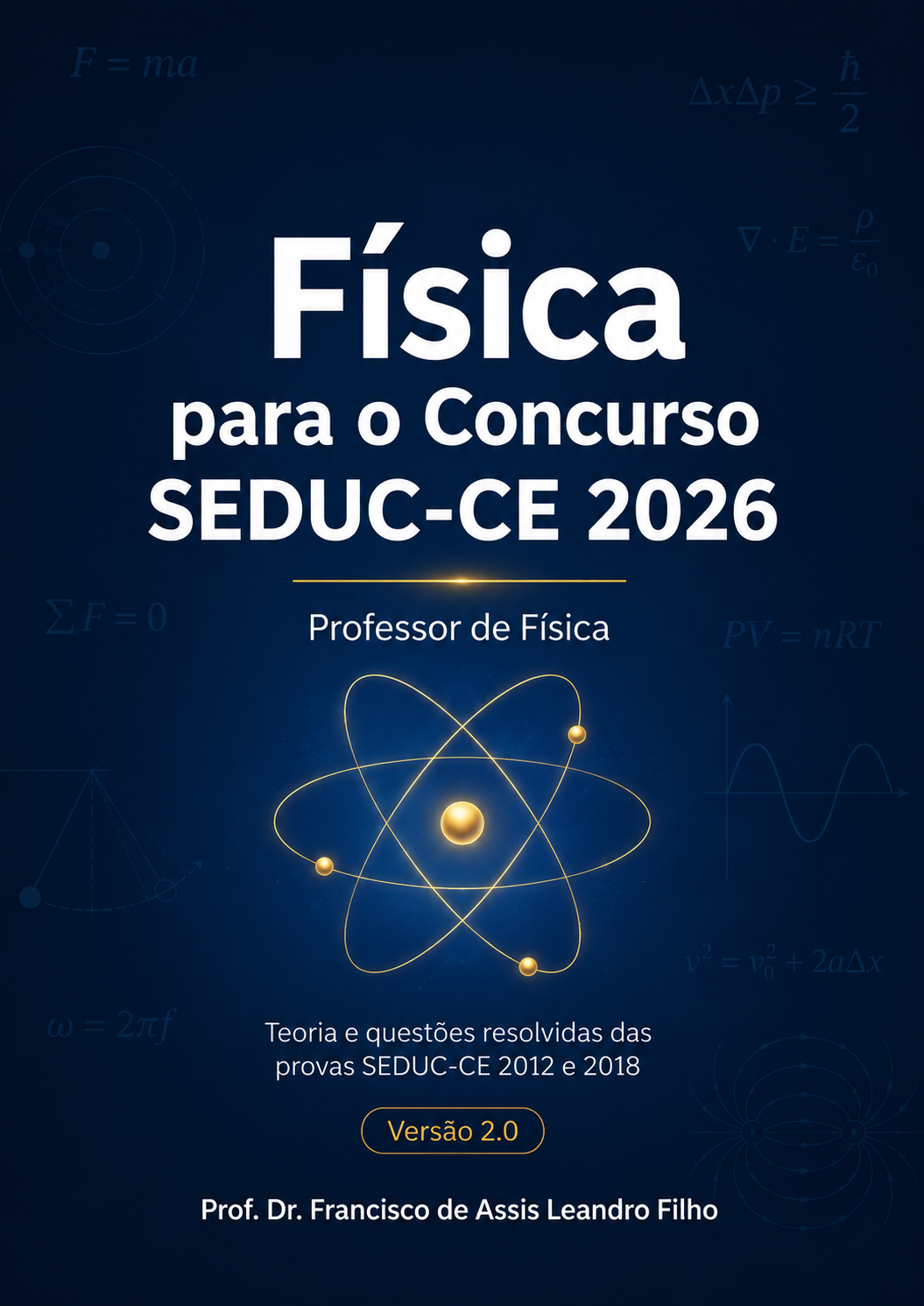Capa do e-book Física para o Concurso SEDUC-CE 2026